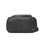 Sac à dos ordinateur femme en similicuir noir, 16 pouces