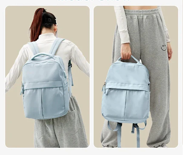 Sac à dos ordinateur femme 15 pouces en nylon déperlant