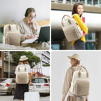 Sac à dos ordinateur femme avec port USB, 15,6 pouces, sept coloris