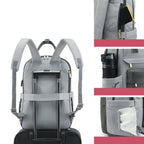 Sac à dos ordinateur femme avec port USB, 15,6 pouces, sept coloris