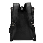 Sac à dos homme en similicuir, ordinateur 14 pouces