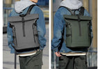 Sac à dos roll top imperméable, volume réglable de 20 à 27 L