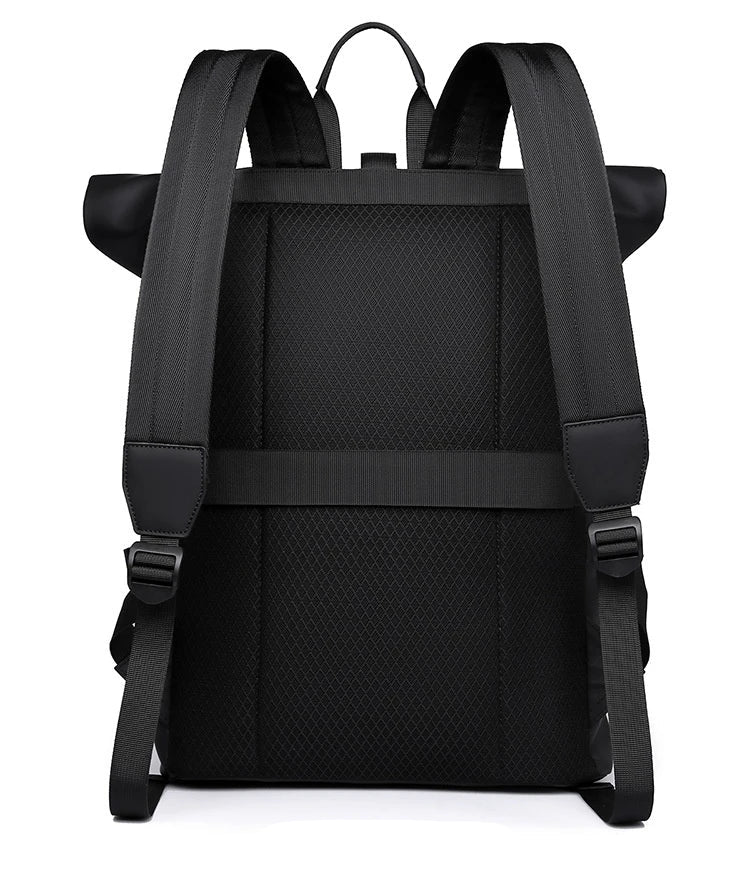 Sac à dos roll top imperméable, volume réglable de 20 à 27 L