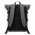 Sac à dos de voyage à fermeture enroulée, port USB