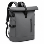 Sac à dos de voyage à fermeture enroulée, port USB