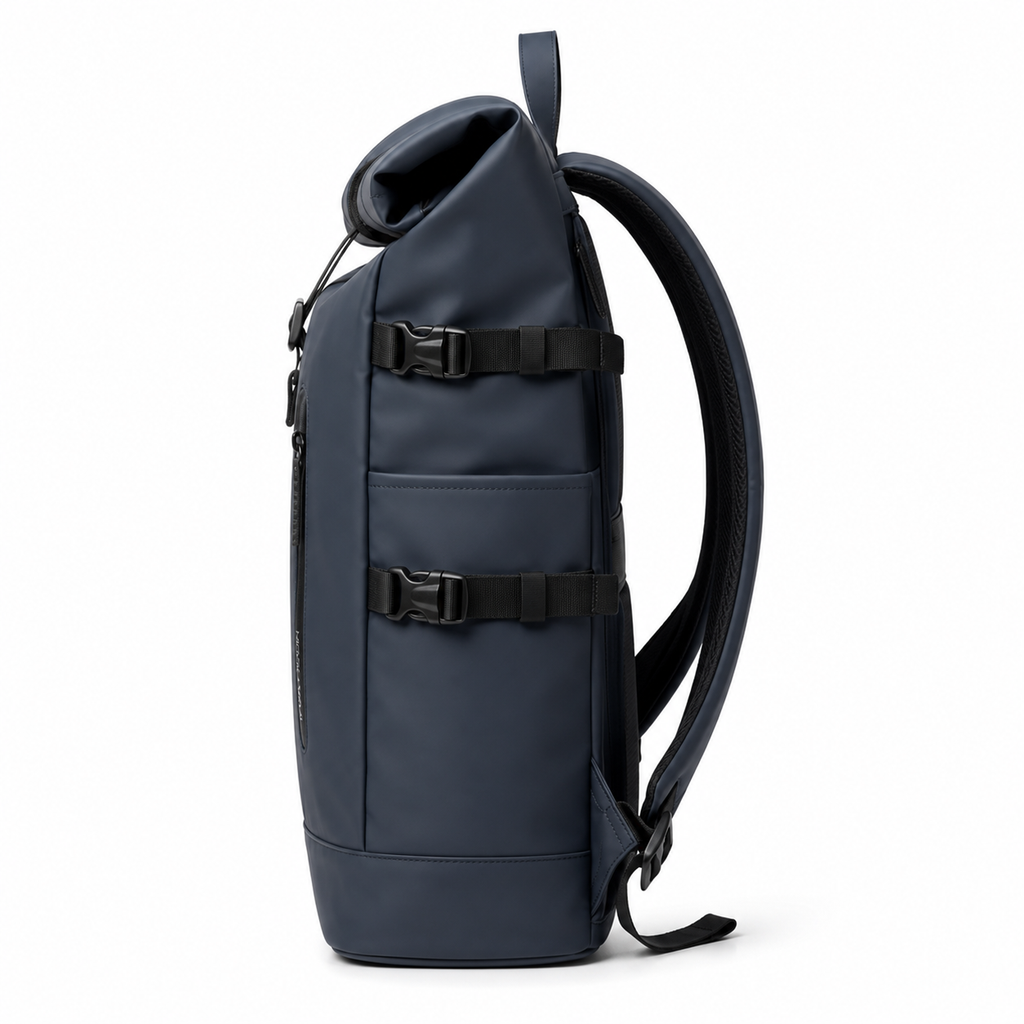 Sac à dos enroulable avec port USB pour les trajets