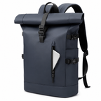 Sac à dos enroulable avec port USB pour les trajets