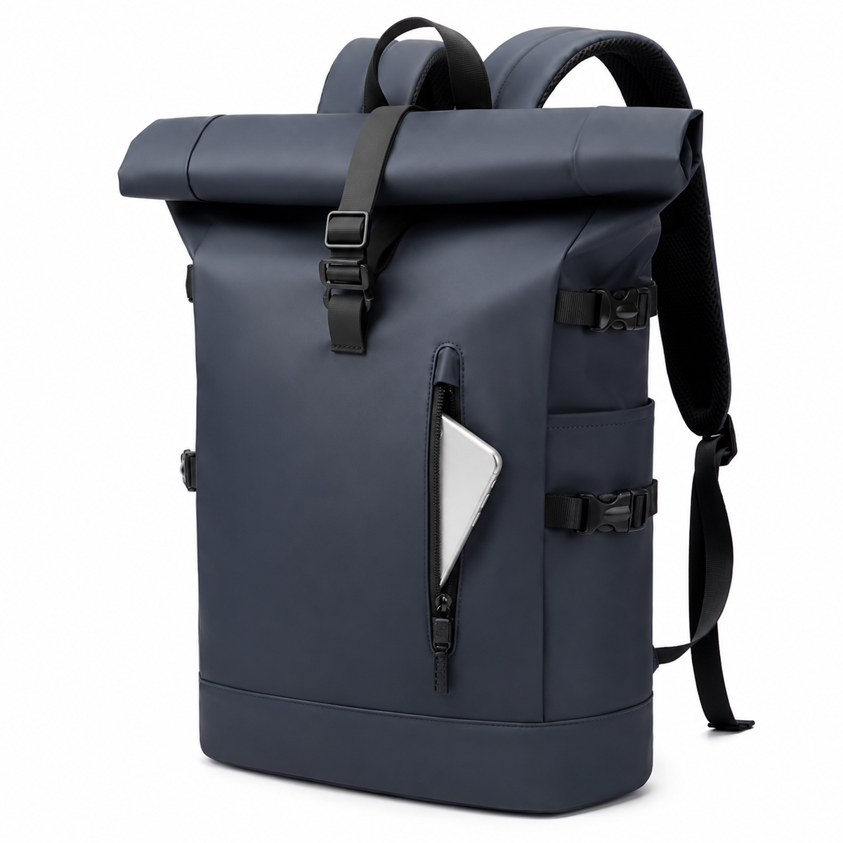 Sac à dos enroulable avec port USB pour les trajets