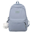 Sac à dos étudiant, poche ordinateur 13 pouces, tissu déperlant, bleu
