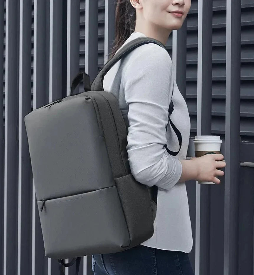 Sac à dos ordinateur 15,6 pouces en polyester, noir, 550 g