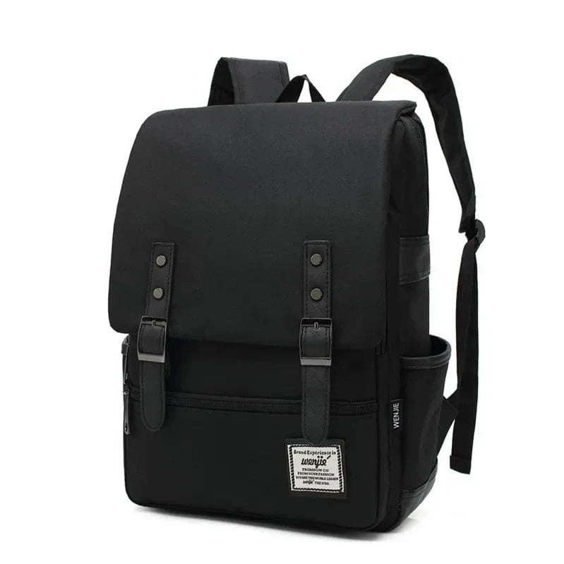 Sac à dos ordinateur 16 pouces mixte, 20 litres, neuf coloris, noir intégral