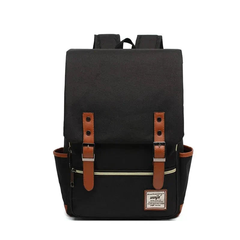 Sac à dos ordinateur 16 pouces mixte, 20 litres, neuf coloris, noir