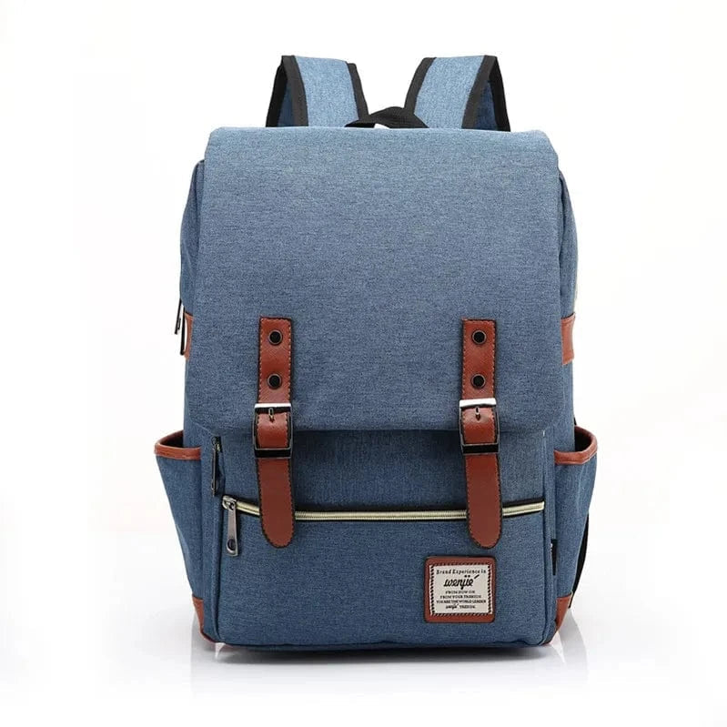 Sac à dos ordinateur 16 pouces mixte, 20 litres, neuf coloris, bleu