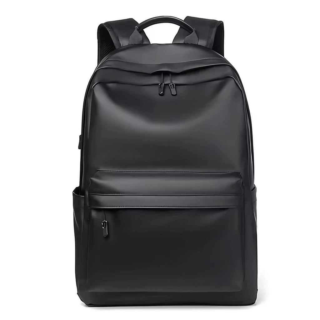 Sac à dos homme urbain, compartiment ordinateur 15 pouces, noir
