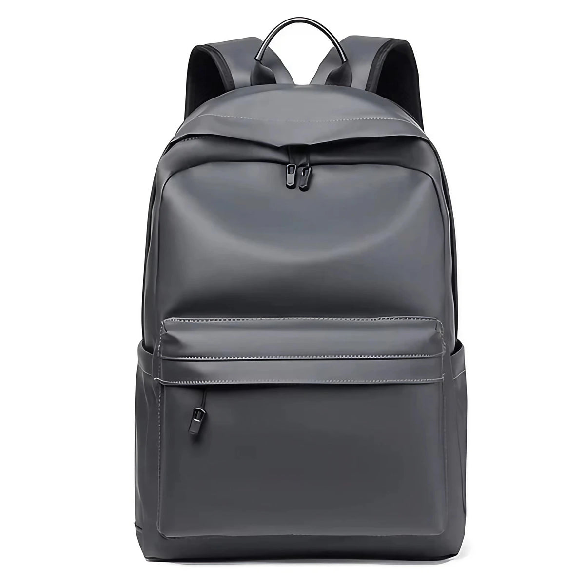 Sac à dos homme urbain, compartiment ordinateur 15 pouces, gris
