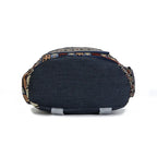 Sac à dos bohème femme en toile, motifs ethniques, quatre modèles