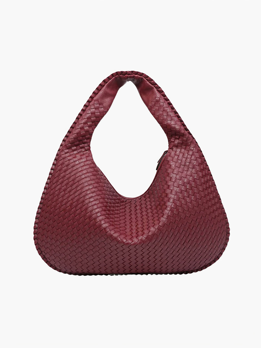 Sac porté épaule tressé souple, grand format 43 x 30 cm