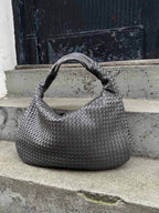 Sac porté épaule tressé souple, grand format 43 x 30 cm