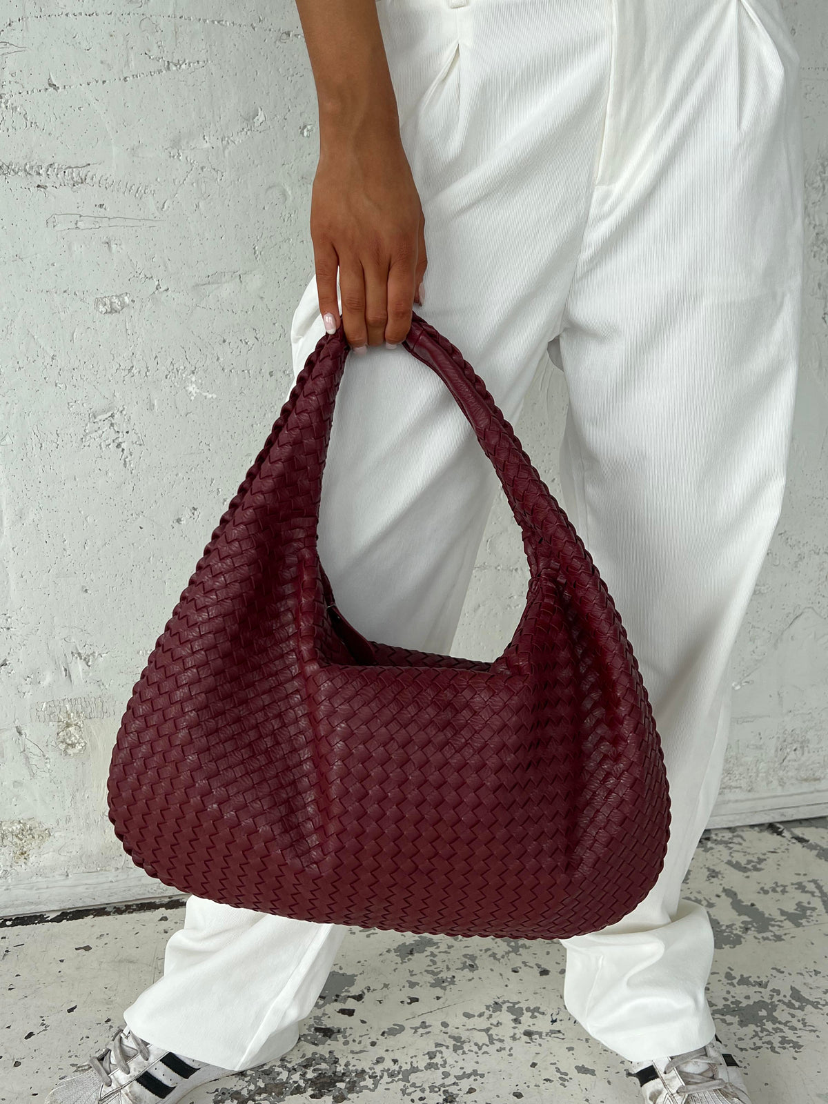 Sac fourre-tout femme végétalien, pour ordinateur 13 pouces, rouge