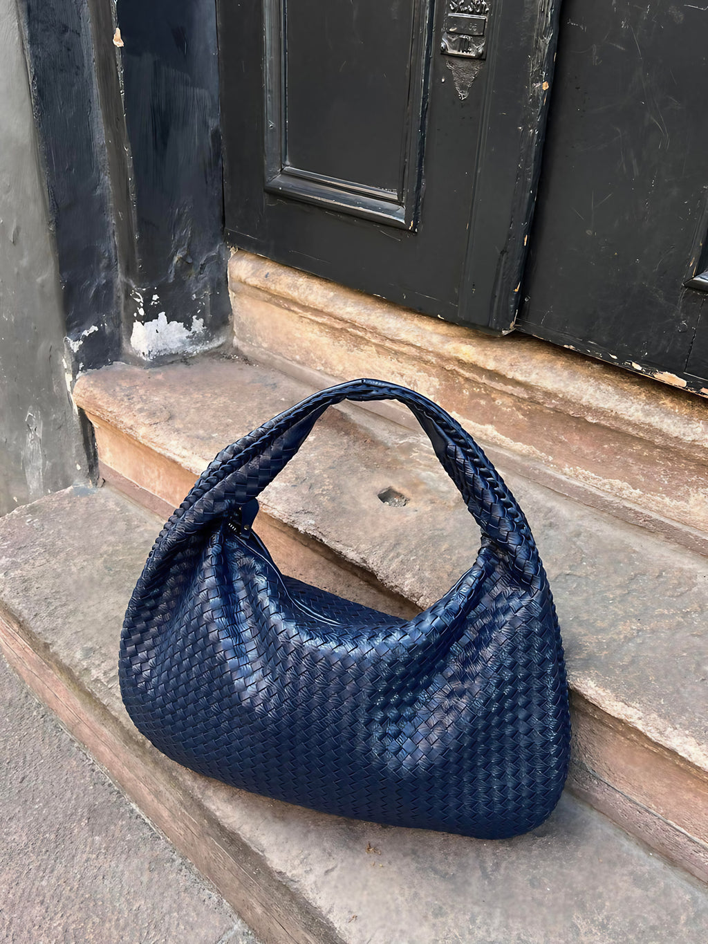 Sac fourre-tout femme végétalien, pour ordinateur 13 pouces, bleu