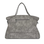 Sac fourre-tout femme pour les cours, effet suédine, 40 cm