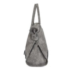 Sac fourre-tout femme pour les cours, effet suédine, 40 cm