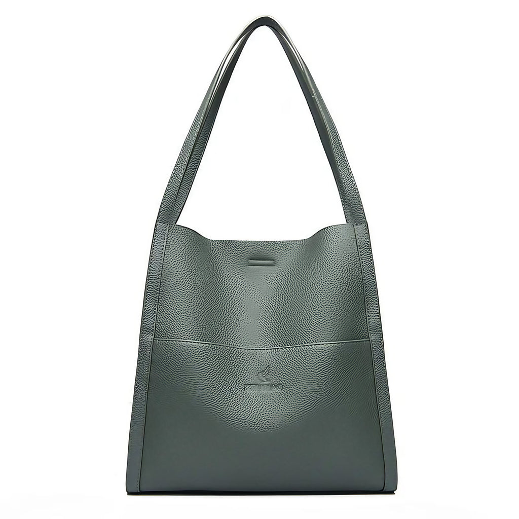 Sac fourre-tout femme en similicuir, 30 x 30 cm, 650 g, vert