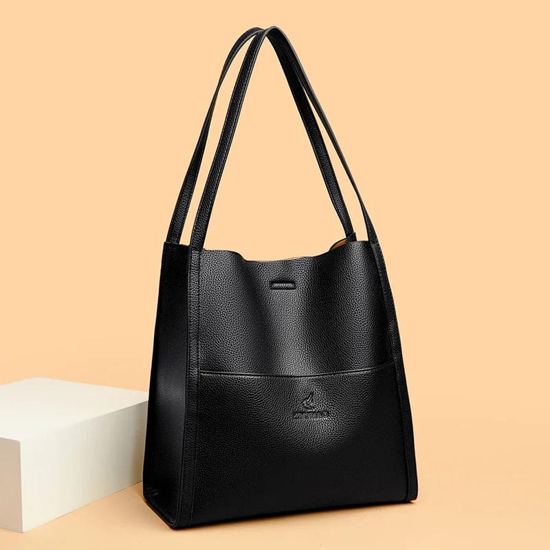 Sac fourre-tout femme en similicuir, 30 x 30 cm, 650 g
