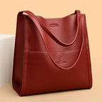 Sac fourre-tout femme en similicuir, 30 x 30 cm, 650 g