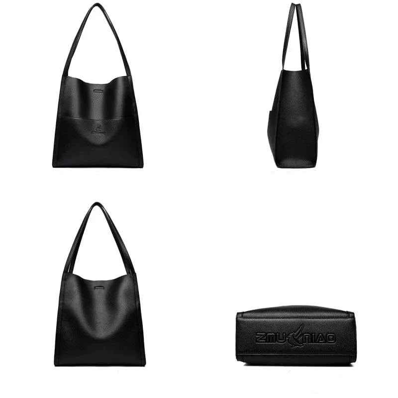 Sac fourre-tout femme en similicuir, 30 x 30 cm, 650 g