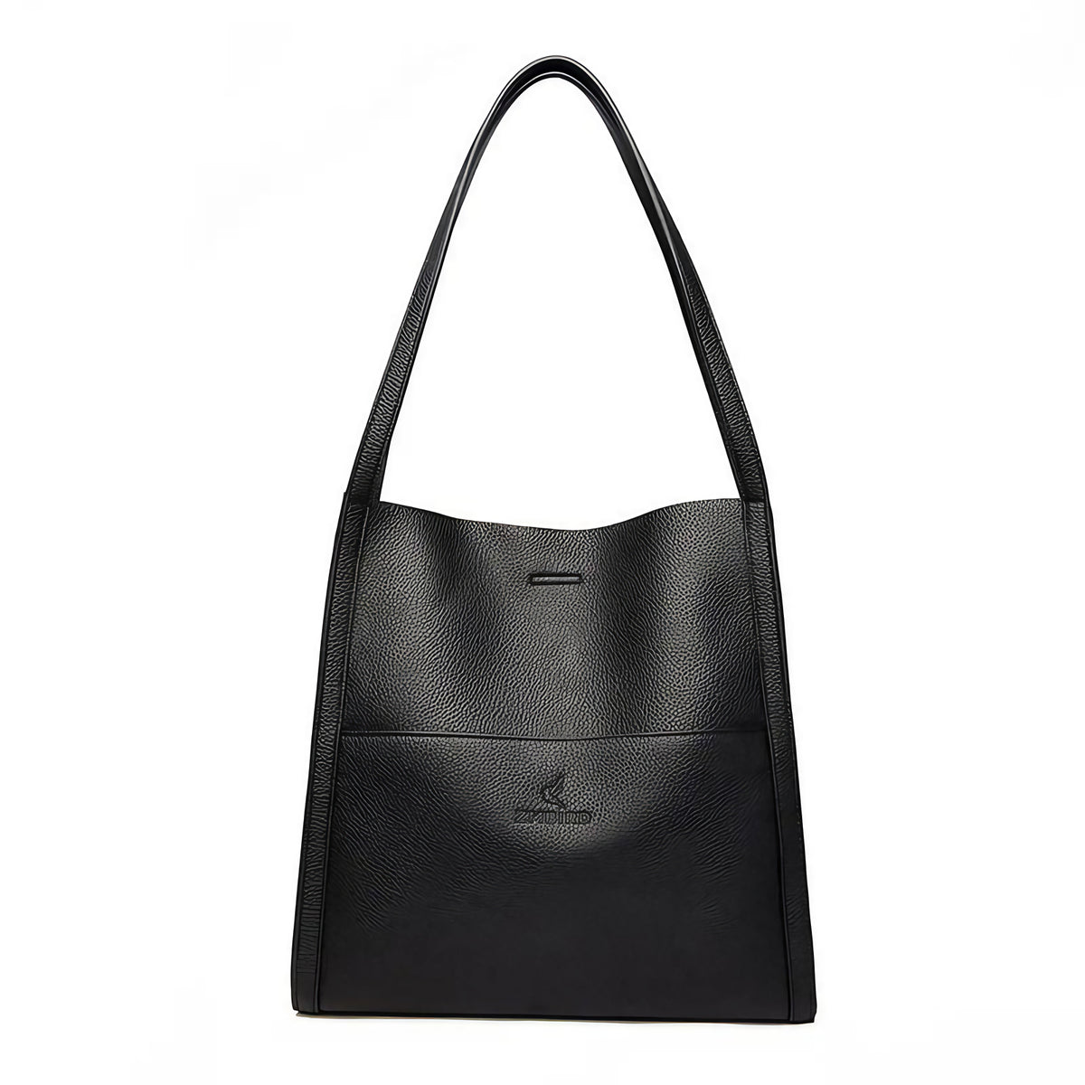 Sac fourre-tout femme en similicuir, 30 x 30 cm, 650 g, noir
