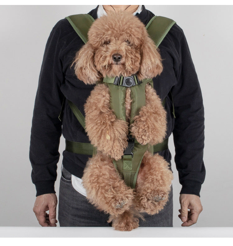 Sac de transport chien 2 en 1, ventral ou dos, imperméable
