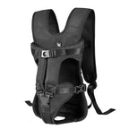 Sac de transport chien 2 en 1, ventral ou dos, imperméable, noir