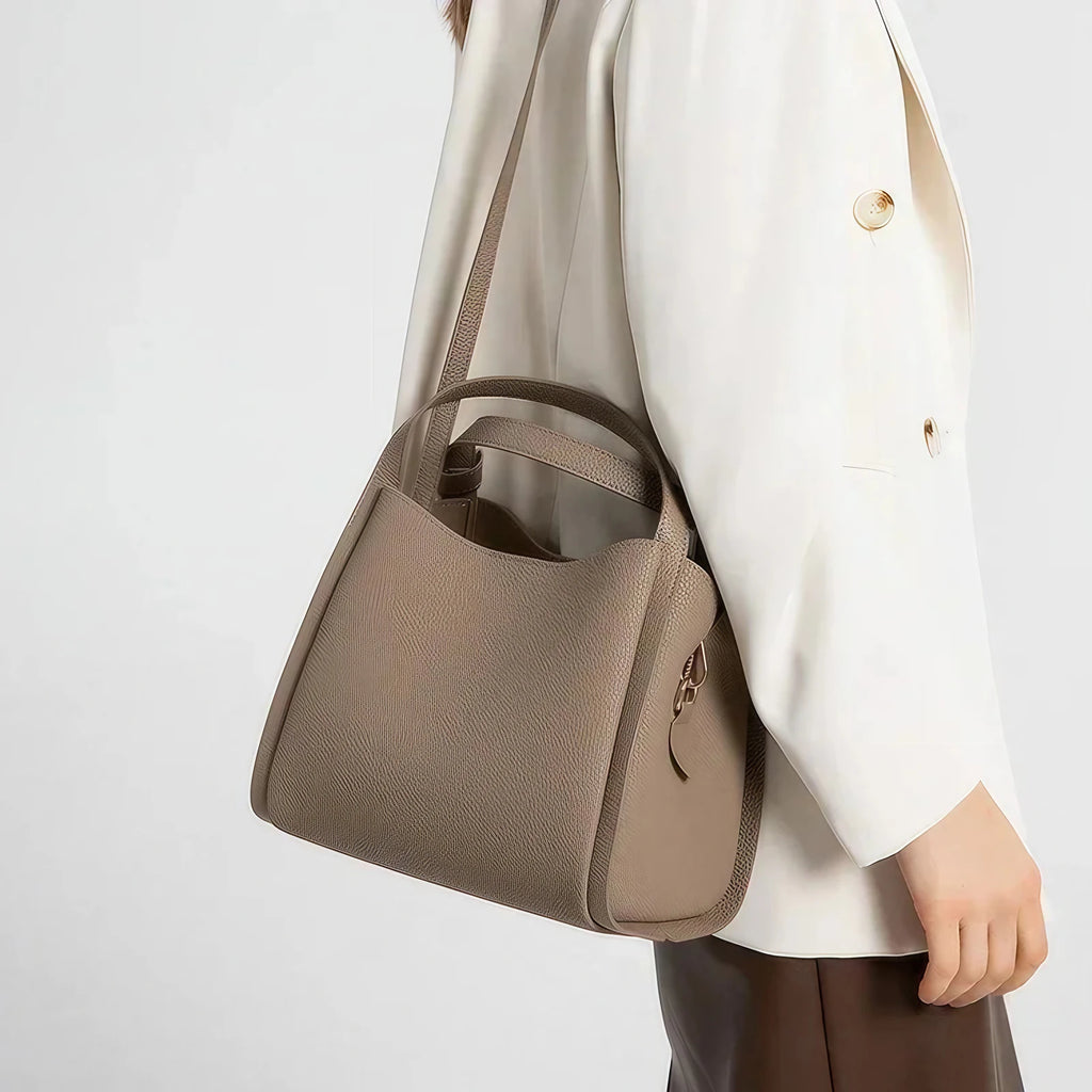 Sac à main femme finition mate, bandoulière amovible, six coloris