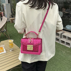 Sac à main à paillettes femme, forme mini-mallette