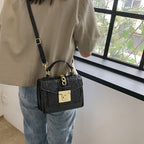 Sac à main à paillettes femme, forme mini-mallette