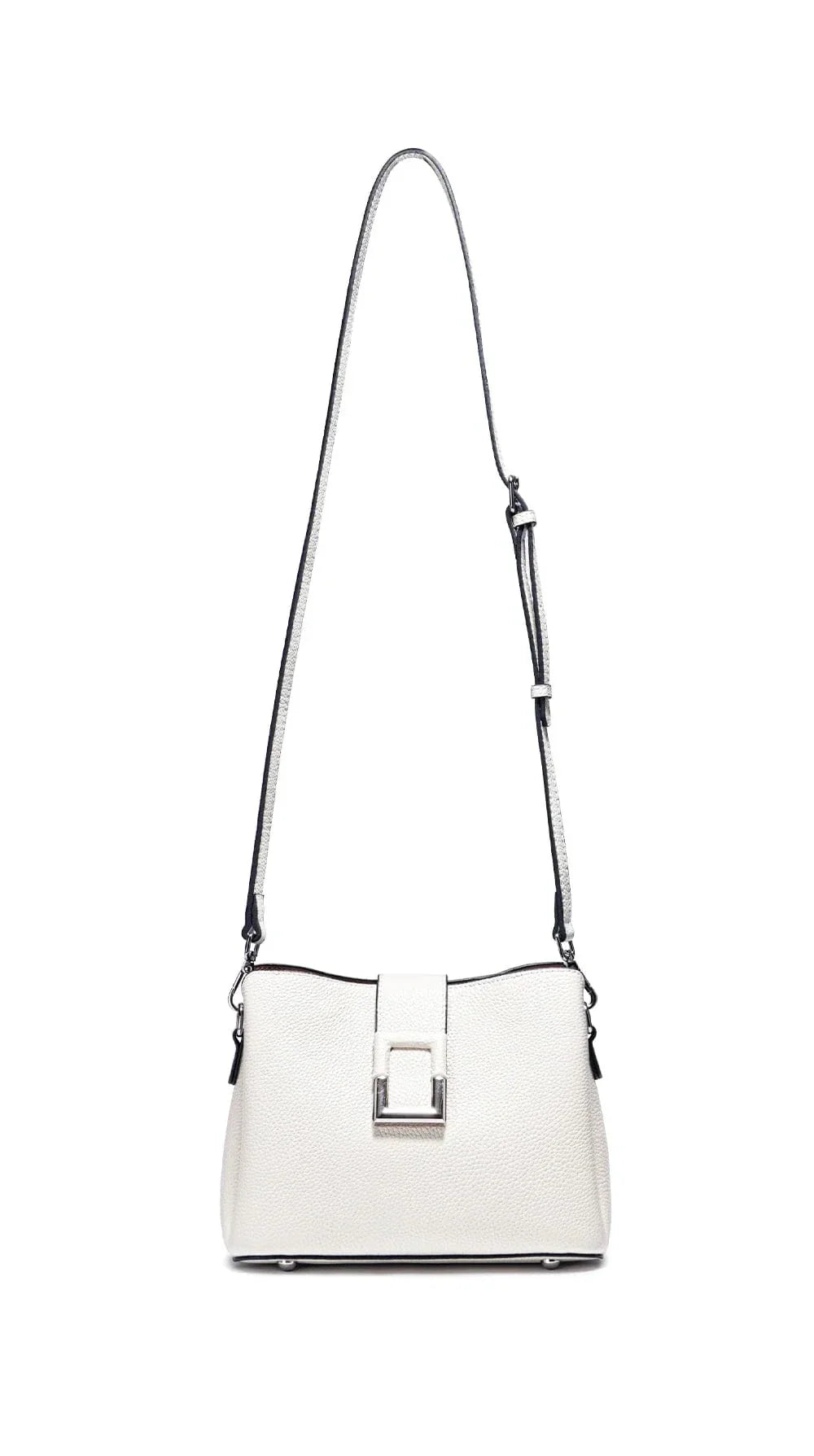 Sac besace femme en cuir, bandoulière réglable, cinq coloris