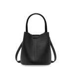 Sac bourse femme à détails dorés, bandoulière amovible, noir