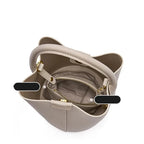 Sac bourse femme à détails dorés, bandoulière amovible
