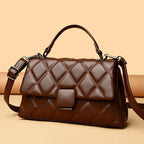 Sac capitonné femme à deux compartiments, six coloris