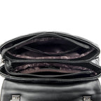 Sac capitonné femme à deux compartiments, six coloris