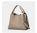 Petit sac à main femme carré, bandoulière amovible, six coloris, gris