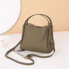 Petit sac à main femme carré, bandoulière amovible, six coloris, vert olive