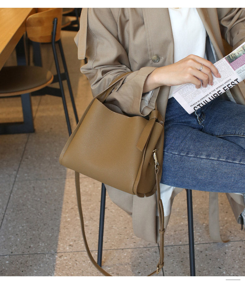 Petit sac à main femme carré, bandoulière amovible, six coloris