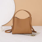 Petit sac à main femme carré, bandoulière amovible, six coloris, camel