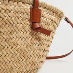 Petit sac à main d'été femme, marron, bandoulière amovible