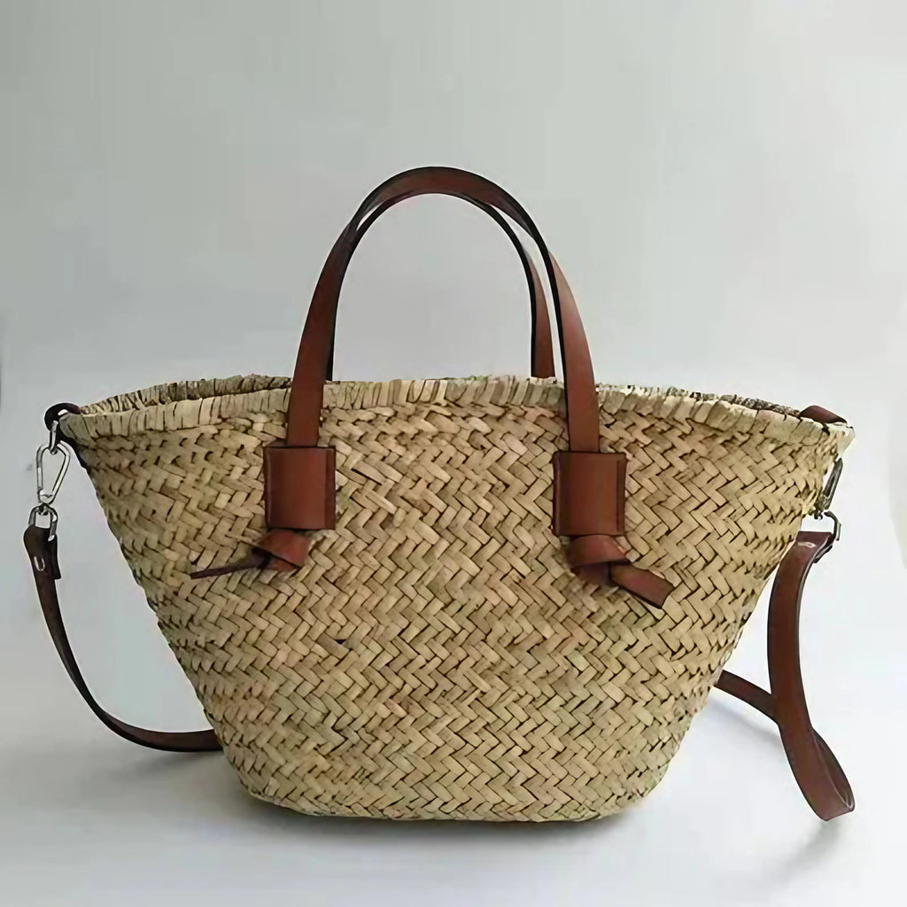 Petit sac à main d'été femme, marron, bandoulière amovible, marron
