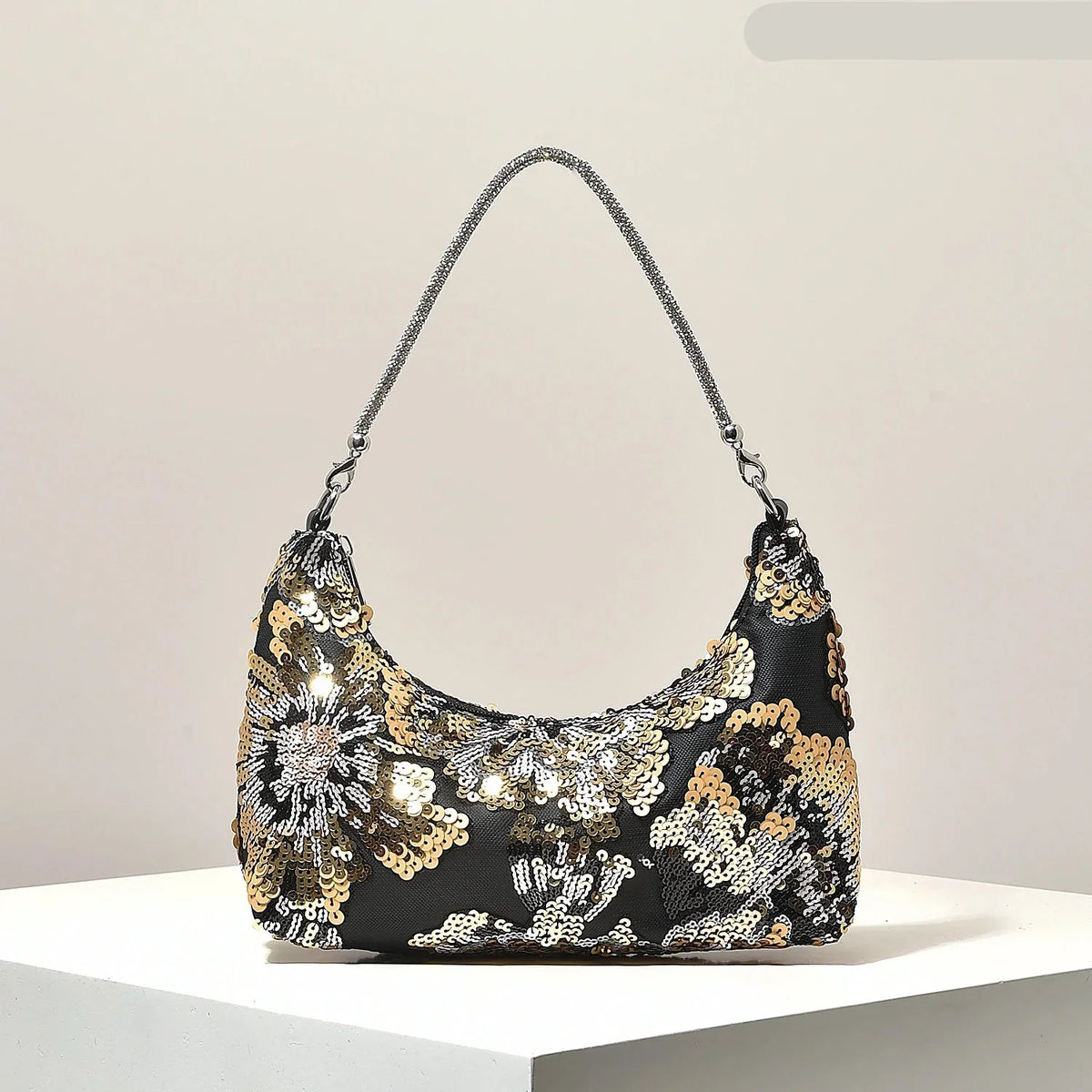 Petit sac à main d'été brodé à sequins, sept modèles