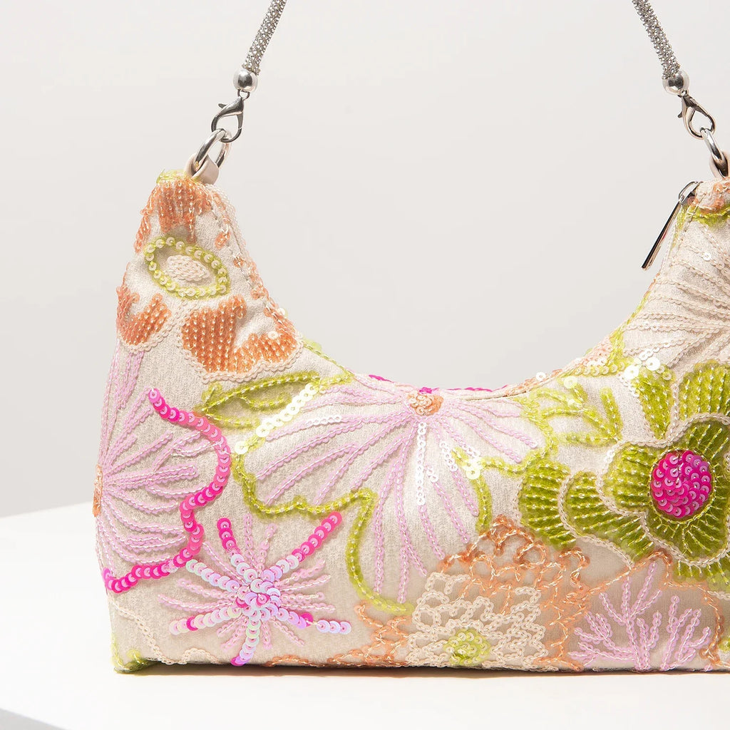 Petit sac à main d'été brodé à sequins, sept modèles