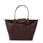 Grand sac à main femme en deux tailles, M ou L, cinq coloris, café